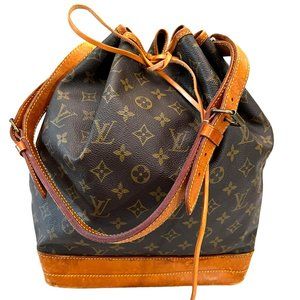 Authentic Louis Vuitton Shoulder Bag Noe Monogram Used LV Handbag Vintage